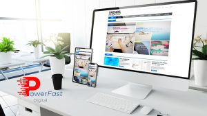 Essential website pages for small business displayed on multiple devices showing responsive web design and professional layout